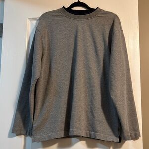 Men's Gray Long Sleeve Shirt